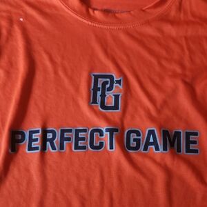Perfect Game Kids' Orange Long Sleeve Tee